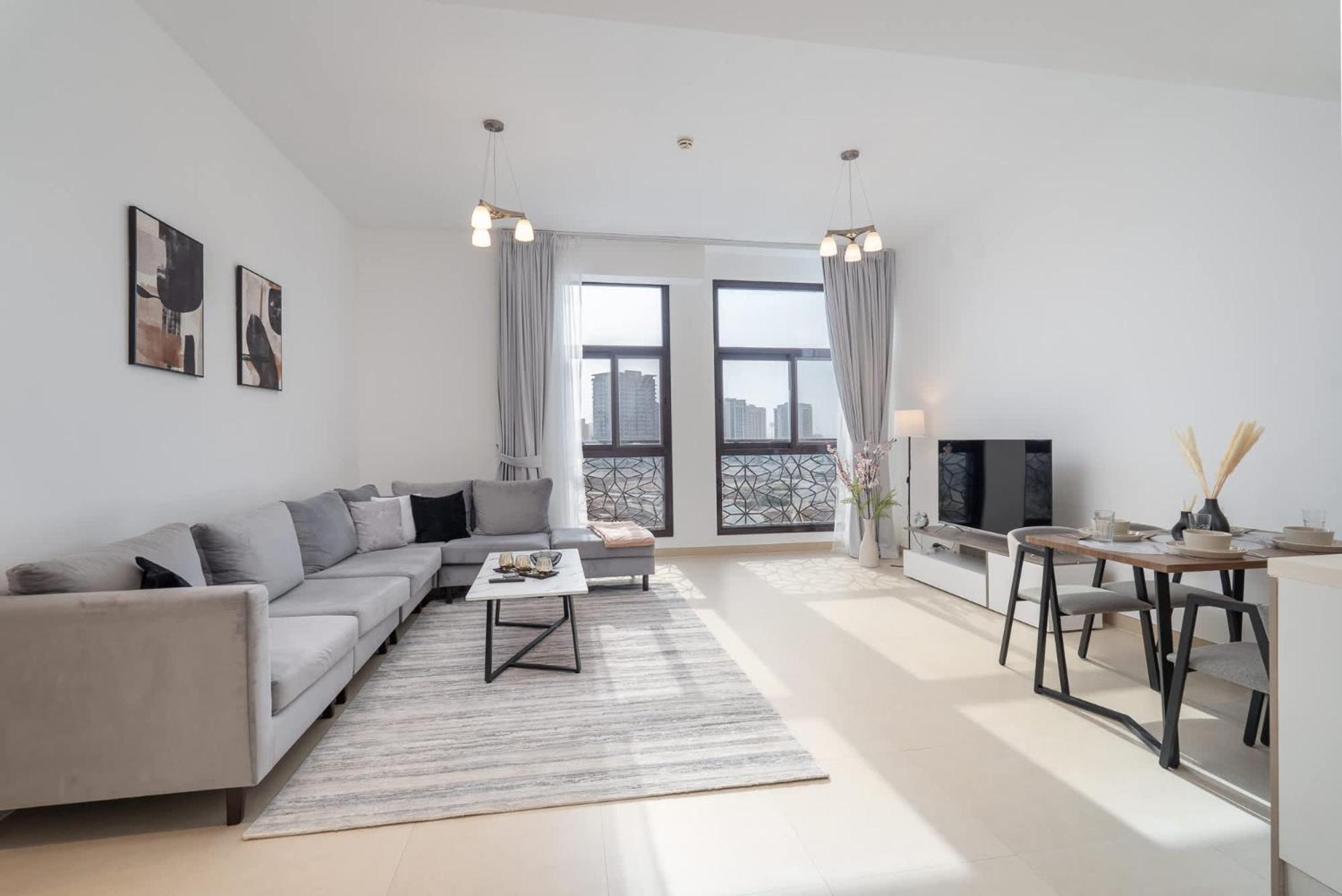 Splendid 1 Bedroom Flat In Iris Amber Al Jaddaf Lejlighed Dubai