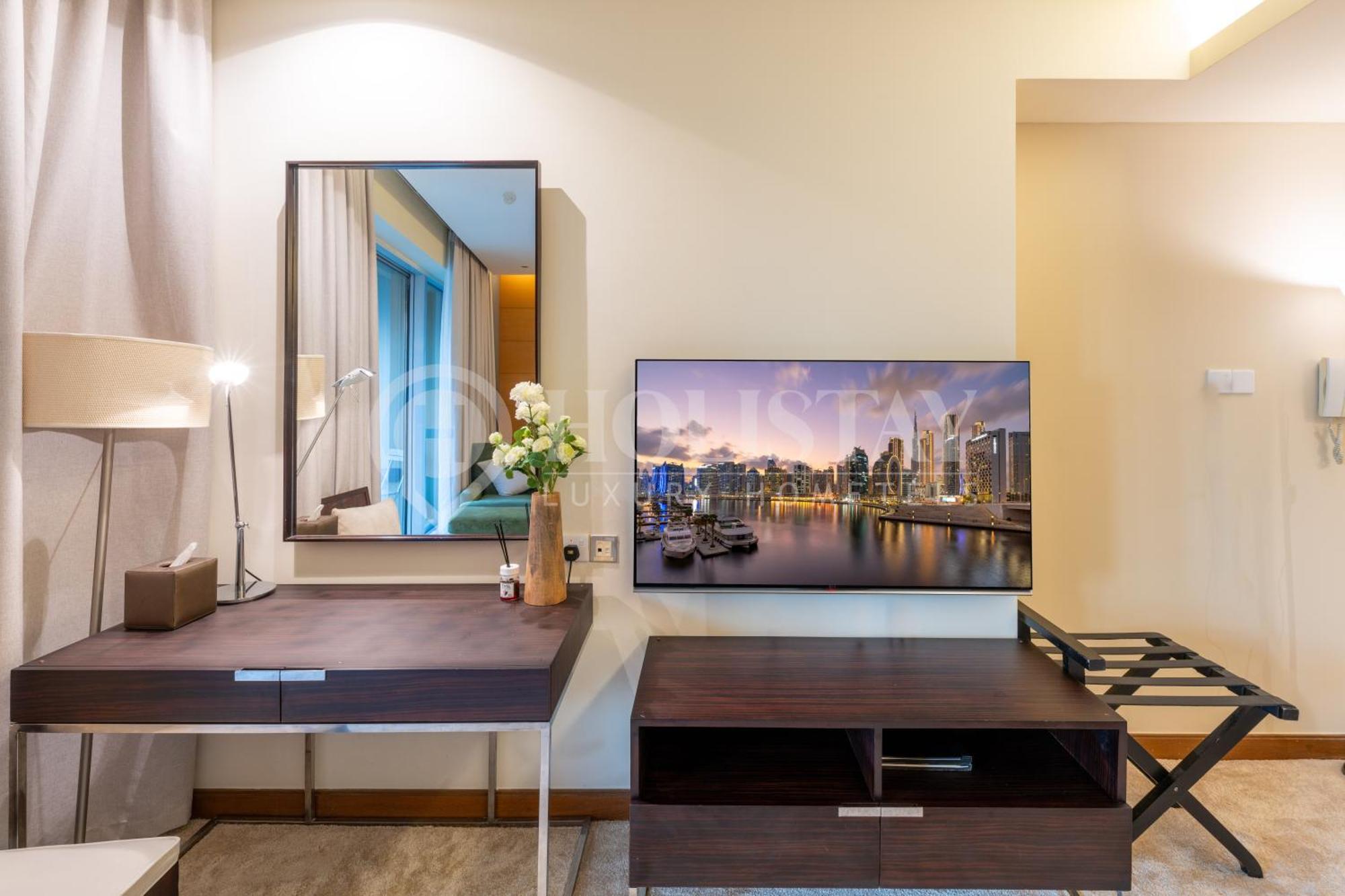 Holistay Luxury Homes - Burj Khalifa View - Direct Access Mall Lejlighed *