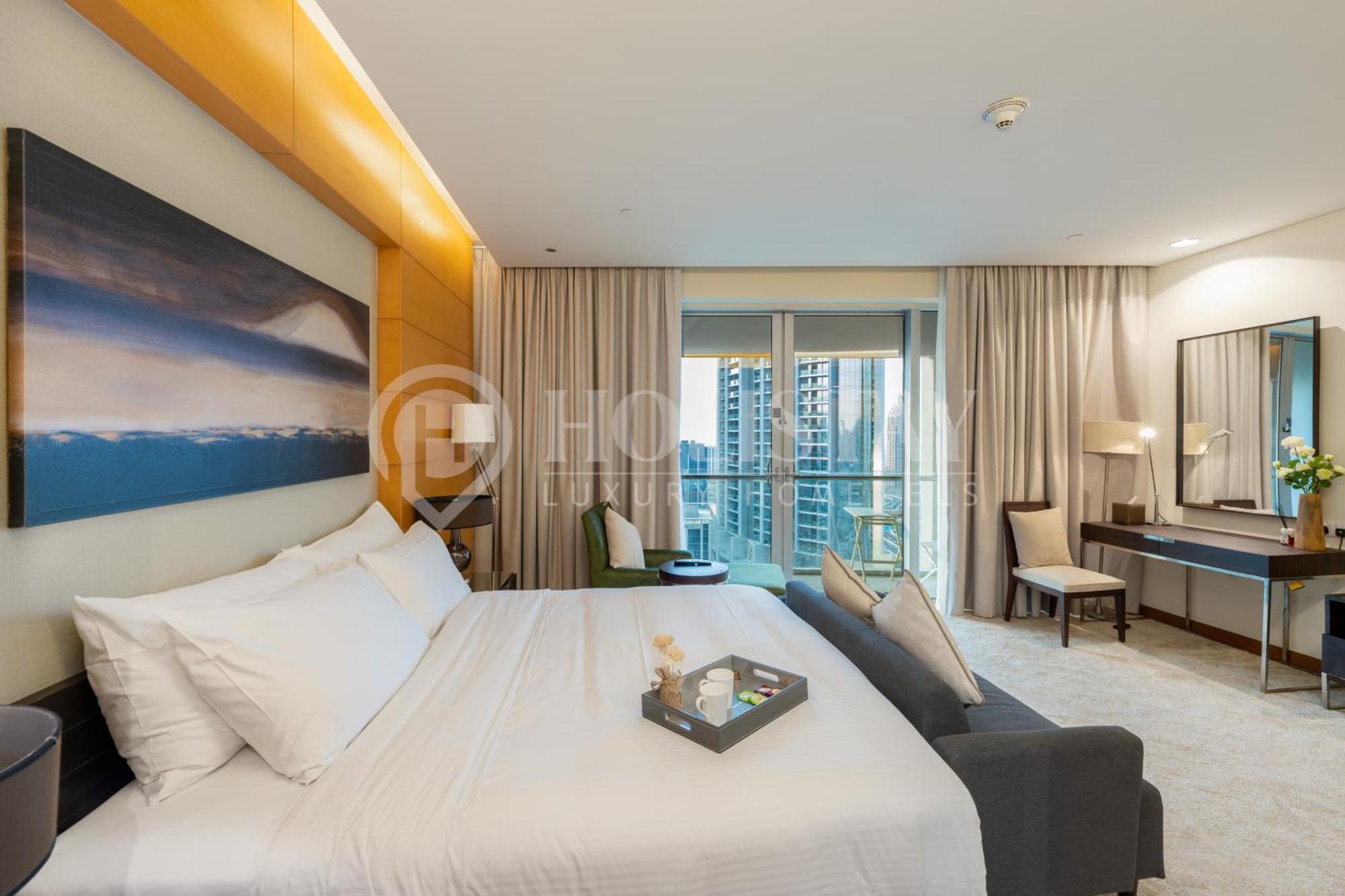 Holistay Luxury Homes - Burj Khalifa View - Direct Access Mall Lejlighed *