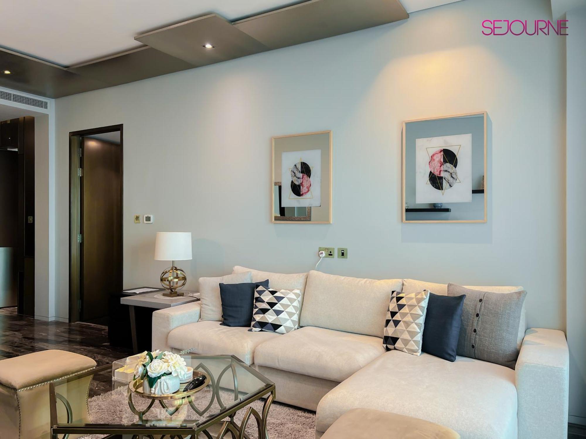 Dh58 - High End 1br, Palm Views In Damac Heights Tower Dubai