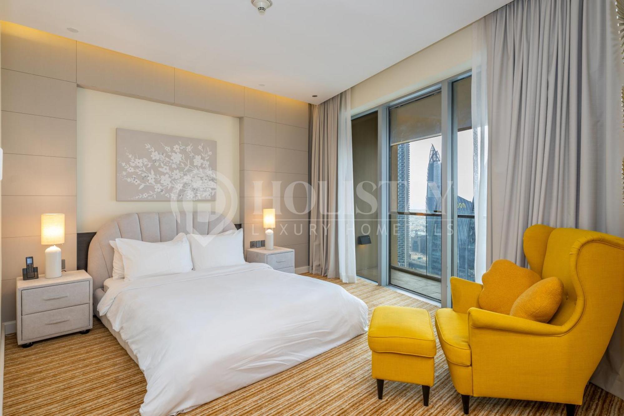 Holistay Luxury Homes - Burj Khalifa View - Direct Access Mall Lejlighed