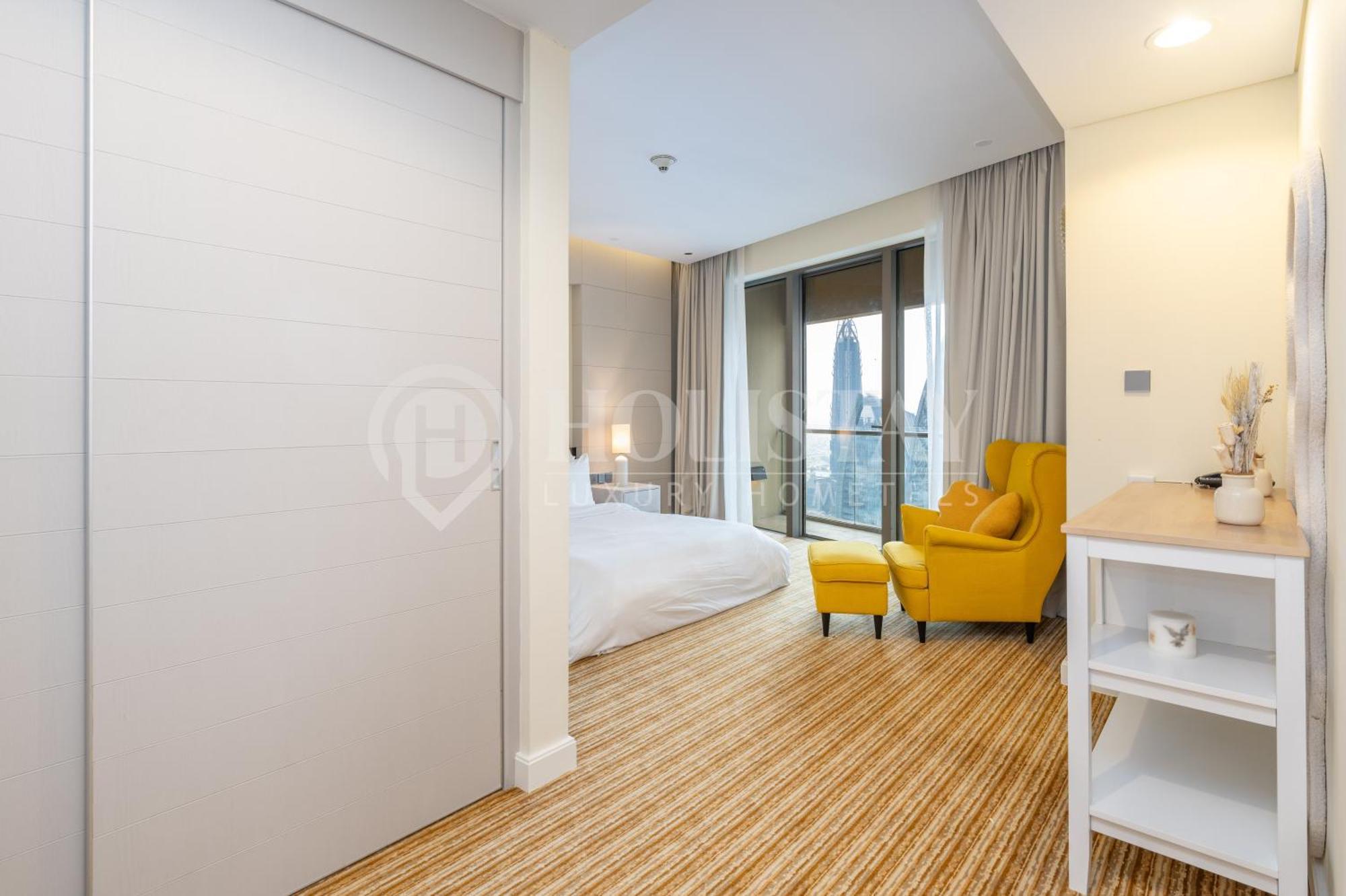 Holistay Luxury Homes - Burj Khalifa View - Direct Access Mall Lejlighed Dubai