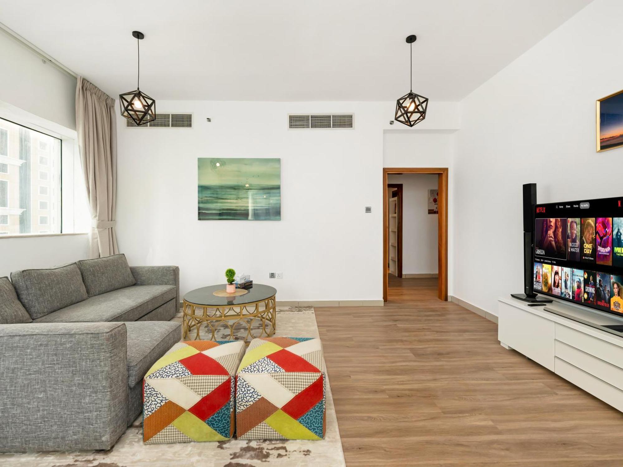 Lejlighed Spacious 3br High Floor Palm View In Marina *