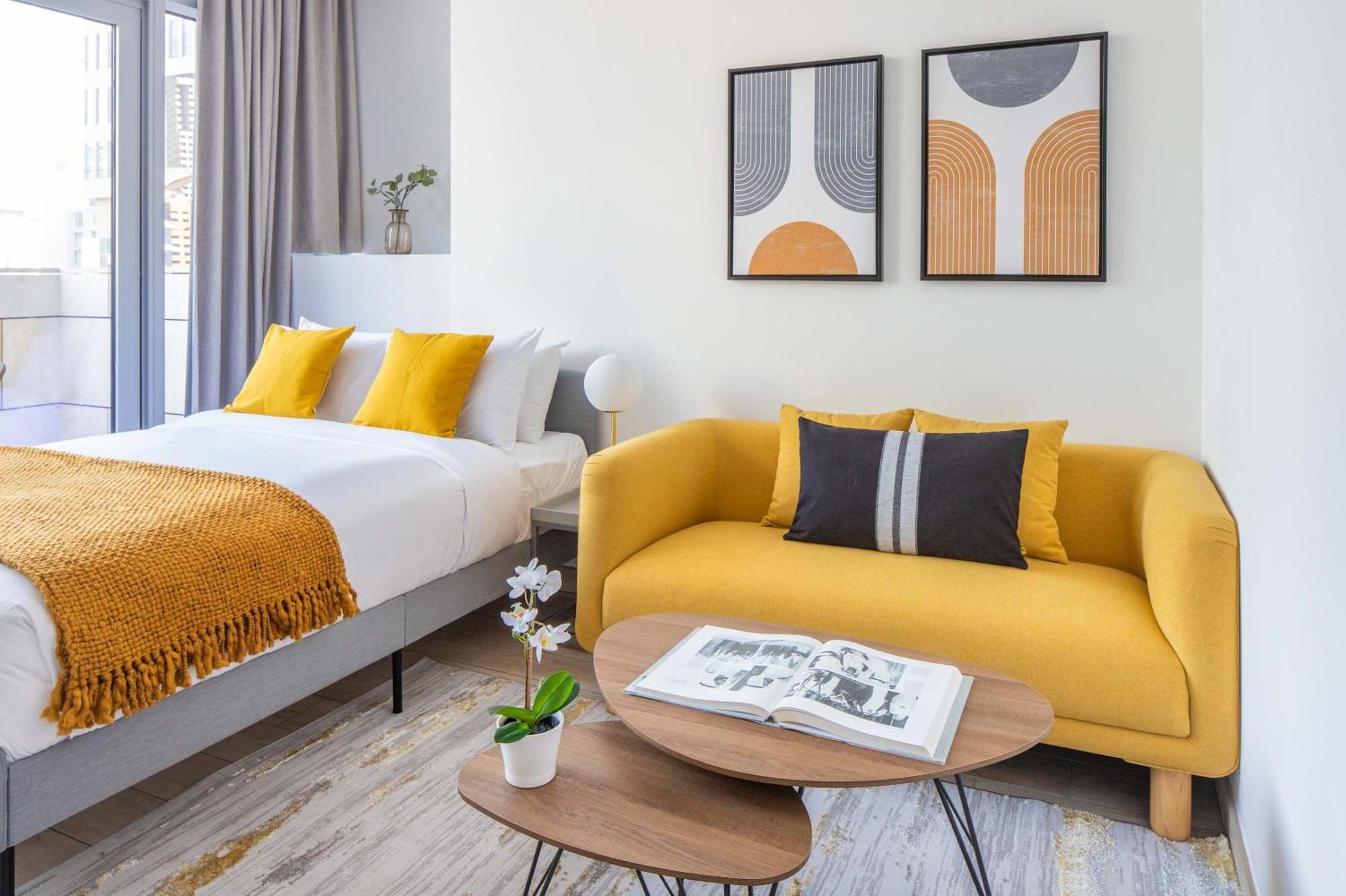 Apartamento Silkhaus Modern Furnished In Difc Center With Balcony