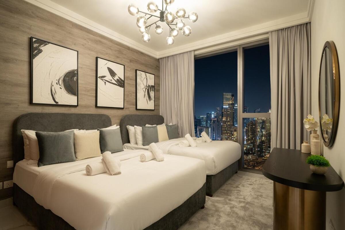 Stunning Luxurious 4br With Burj Khalifa View And Mall Tunnel Access Apartamento