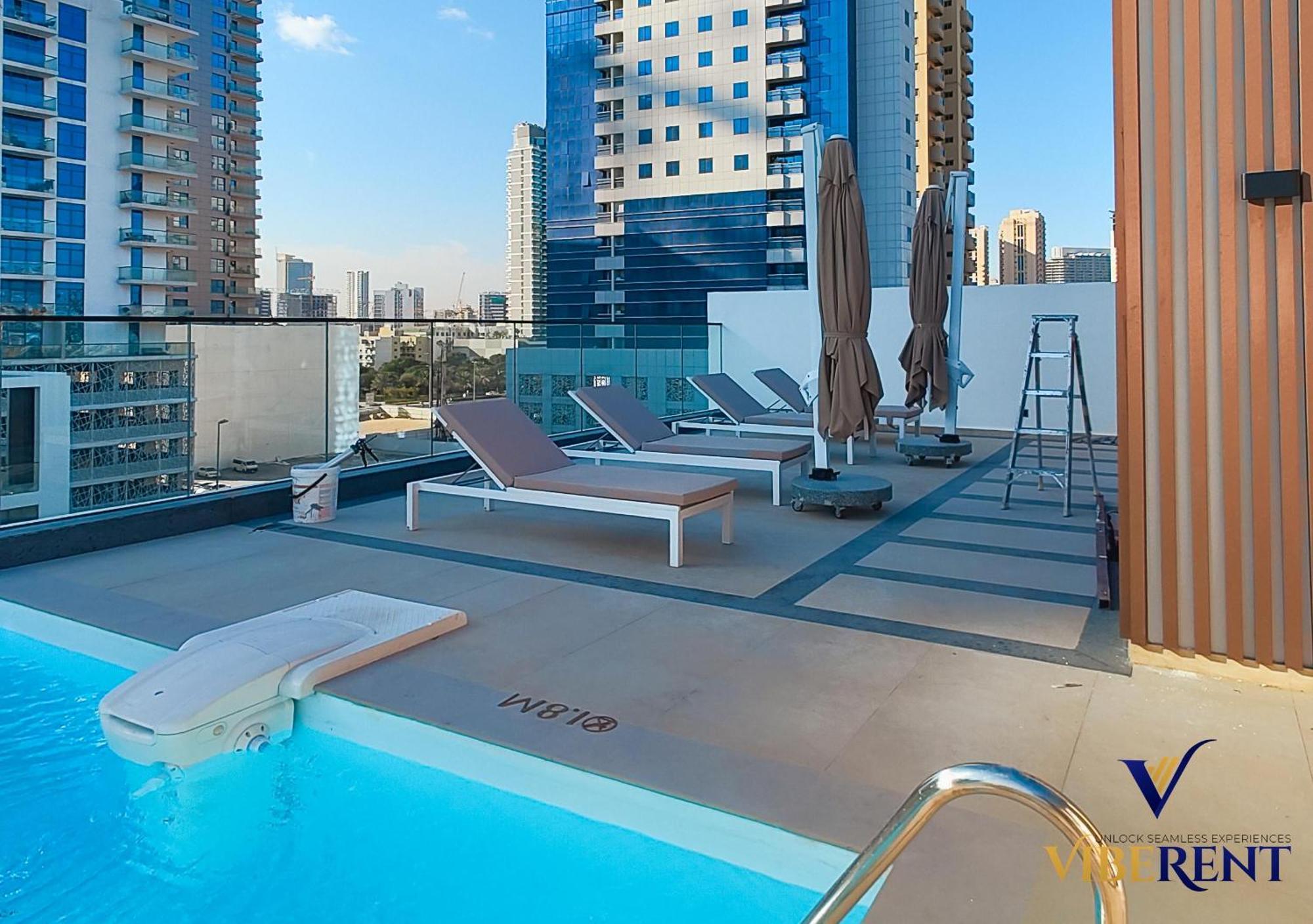 1br Binghatti Galaxy Pool, Gym Appartement