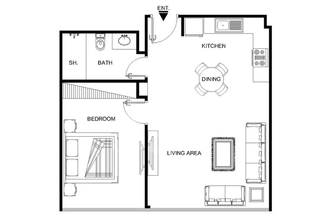Lux The Pad Executive Burj Khalifa View 2