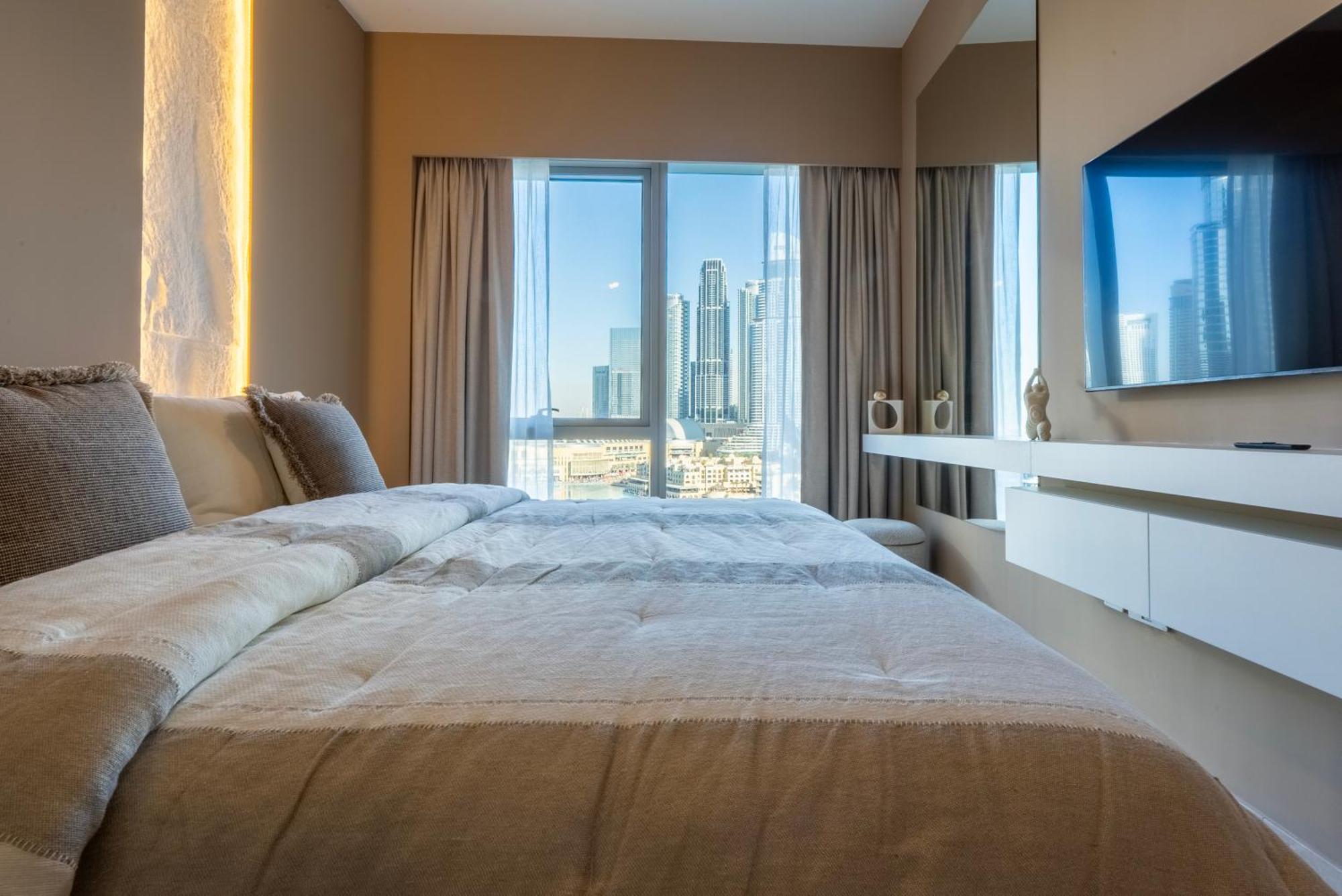 Downtown Luxury - Stunning Burj Khalifa & Fountain Views - 5 Minutes Walk To Mall Dubaï