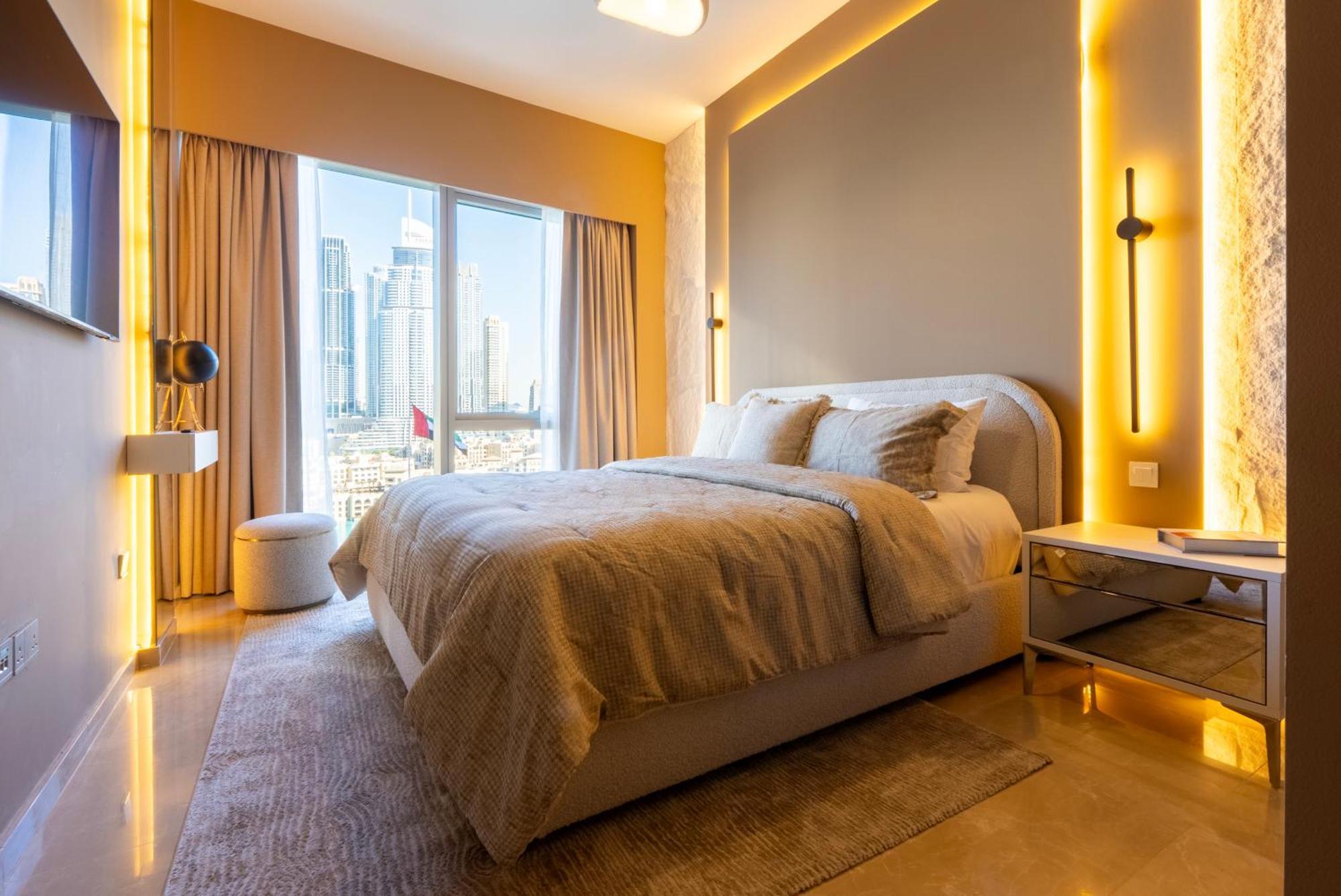 Downtown Luxury - Stunning Burj Khalifa & Fountain Views - 5 Minutes Walk To Mall Appartement