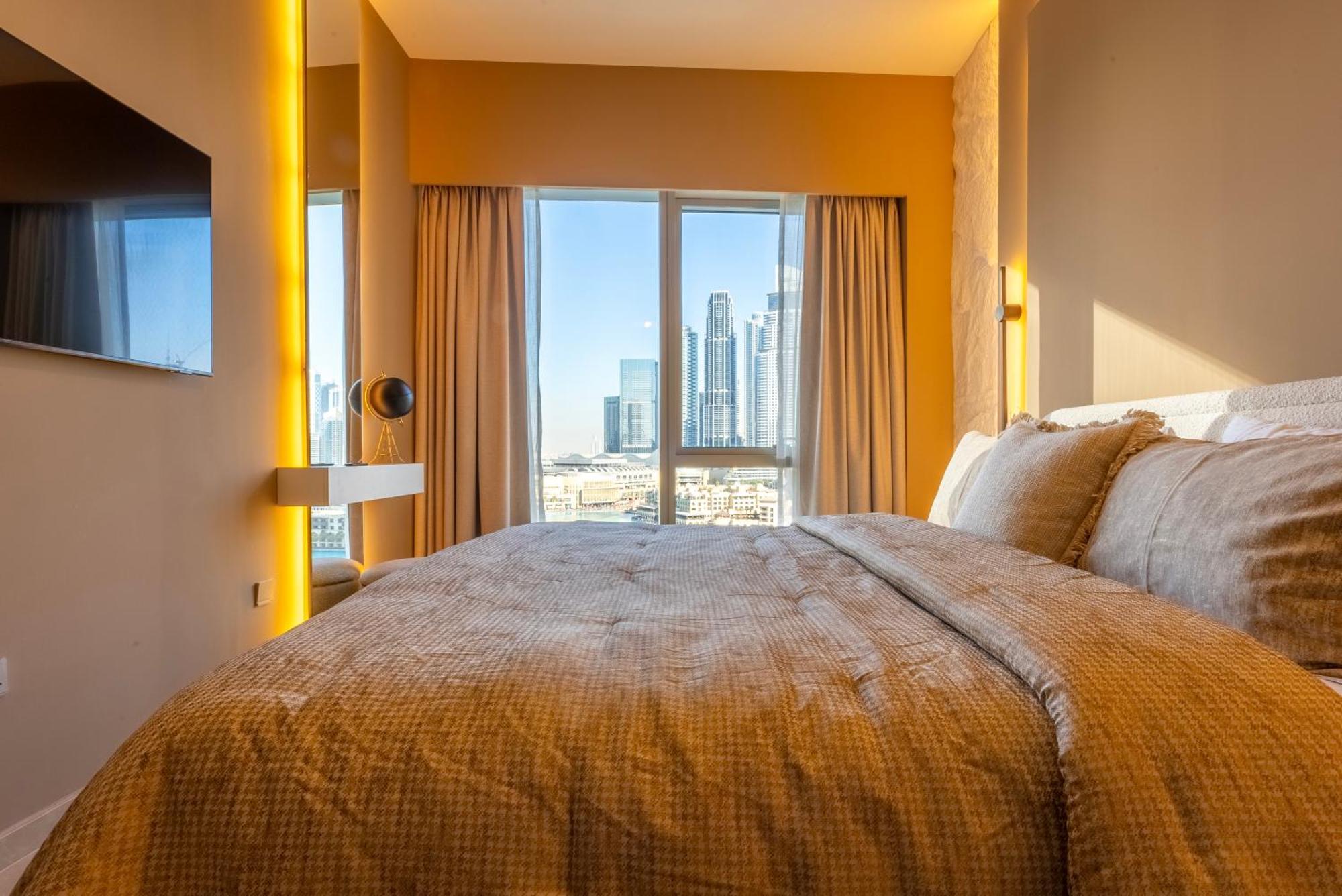 Appartement Downtown Luxury - Stunning Burj Khalifa & Fountain Views - 5 Minutes Walk To Mall