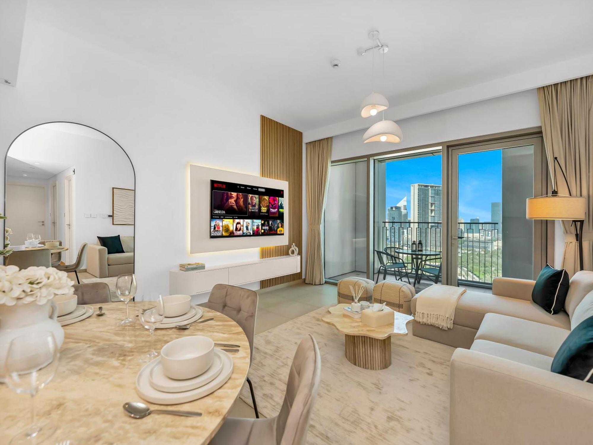 Appartement Blissful At Downtown Views Ii- 5min Walk To Mall, Burj Khalifa With Infinity Pool Dubaï