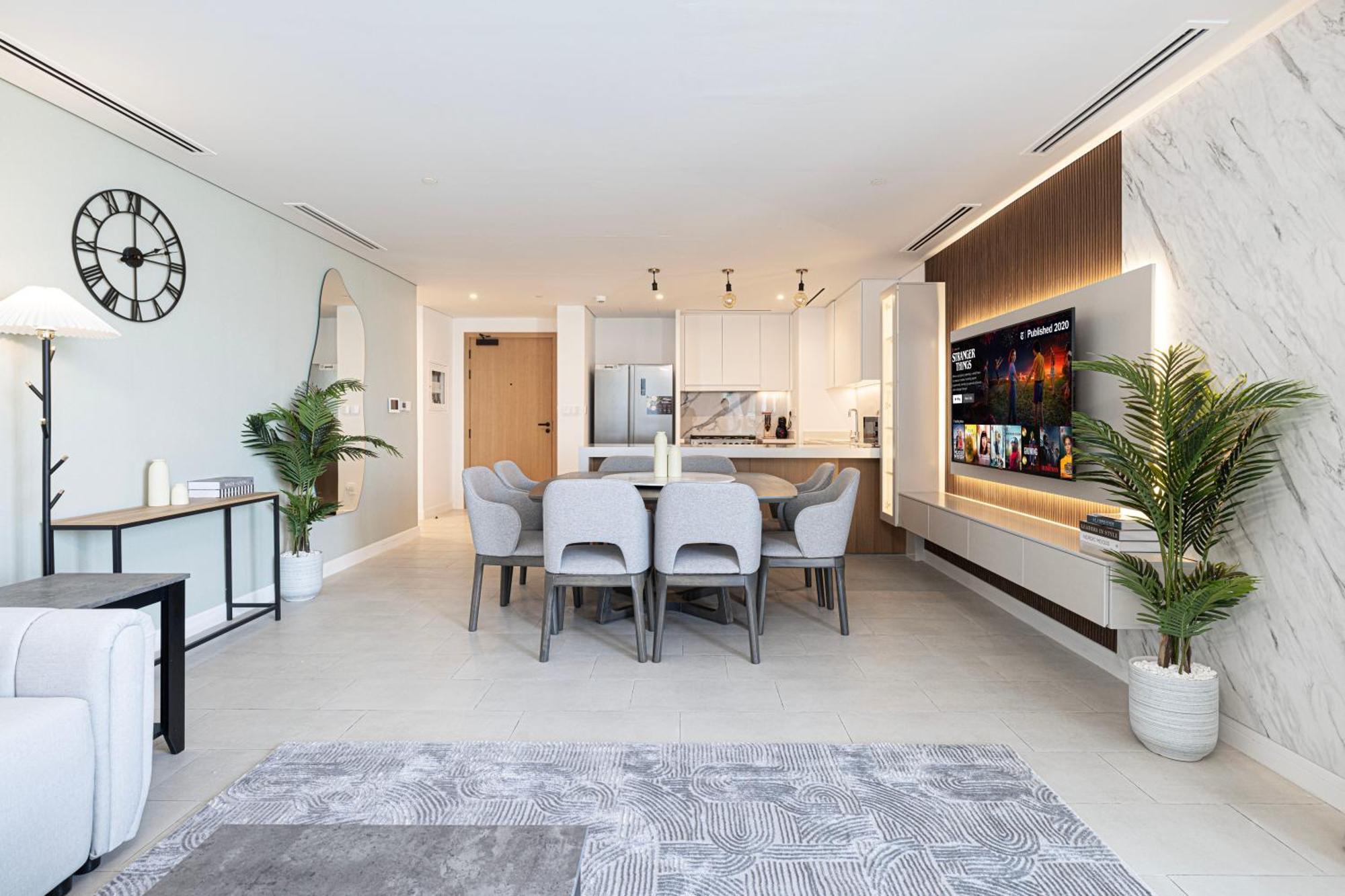 Excellent 2 Bedrooms With Sea View! Private Beach, La Vie In Jbr! Appartamento