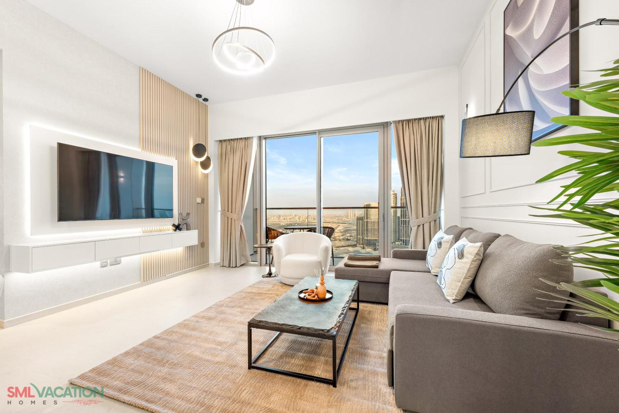 Sml - Sky High With Burj Khalifa And Fountain Views At Grande Signature, Downtown Apartamento Dubai
