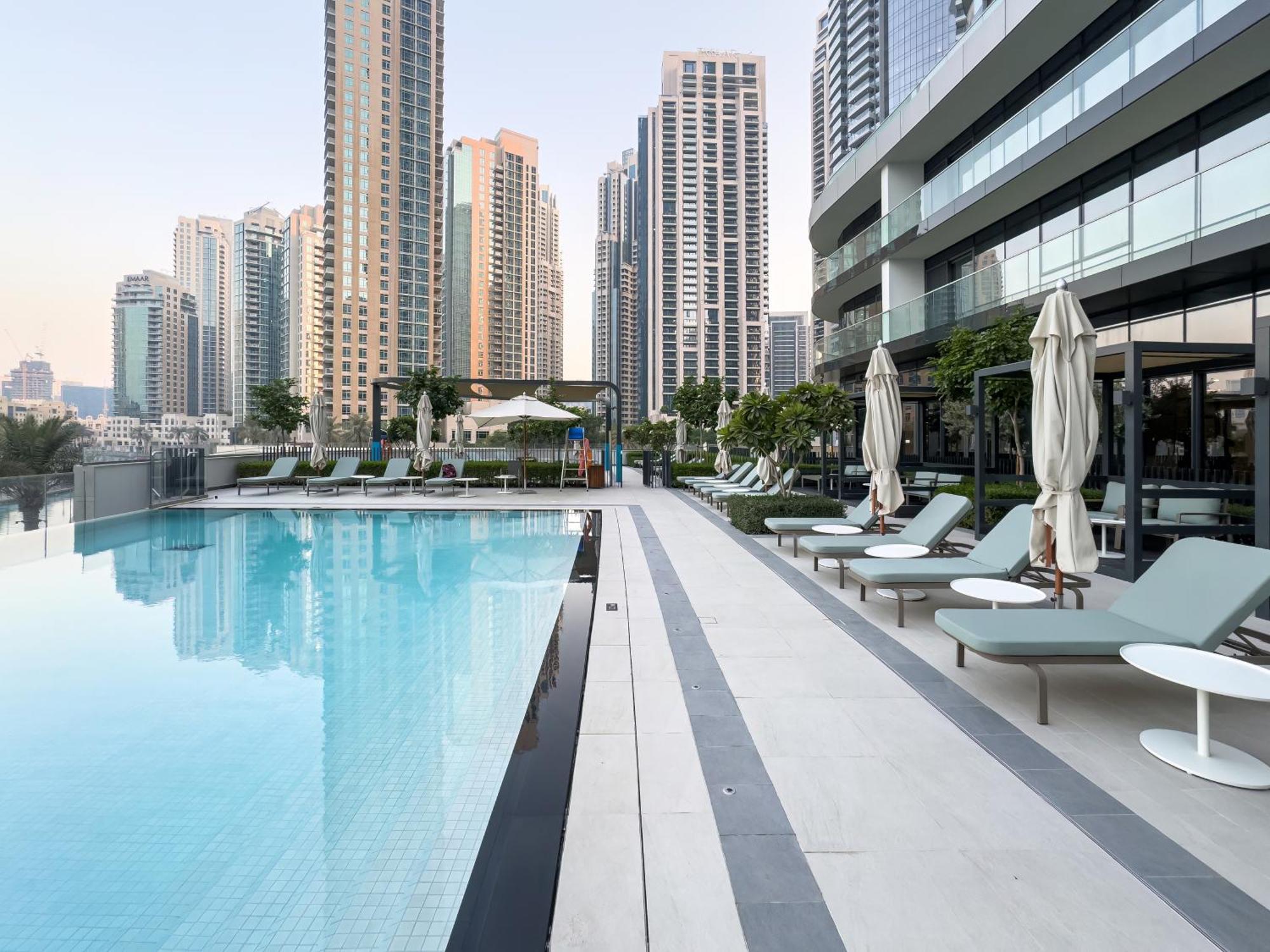 Elegant 1br I 1min Walk To Burj Khalifa & Fountain Apartamento Dubai