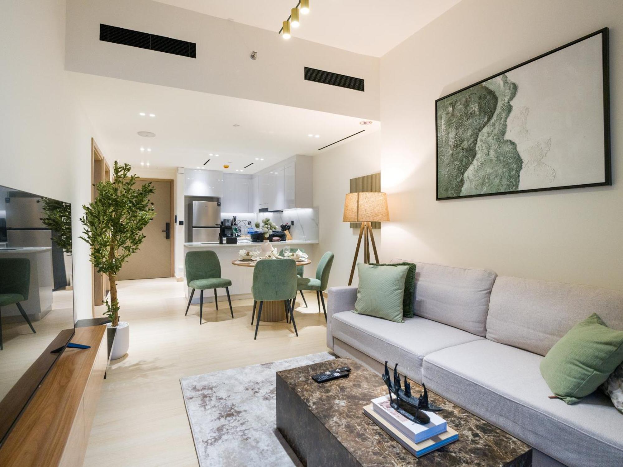 Appartement Easygo-serene 1bdr With Terrace Binghatti Corner Jvc Dubaï