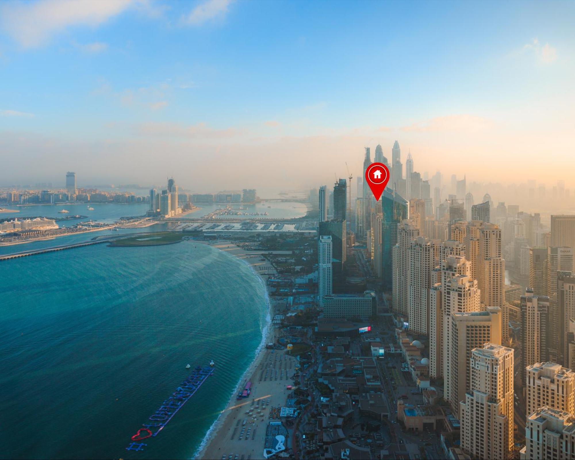 Sea & Palm View 2br Jbr Beachgem Dubaï
