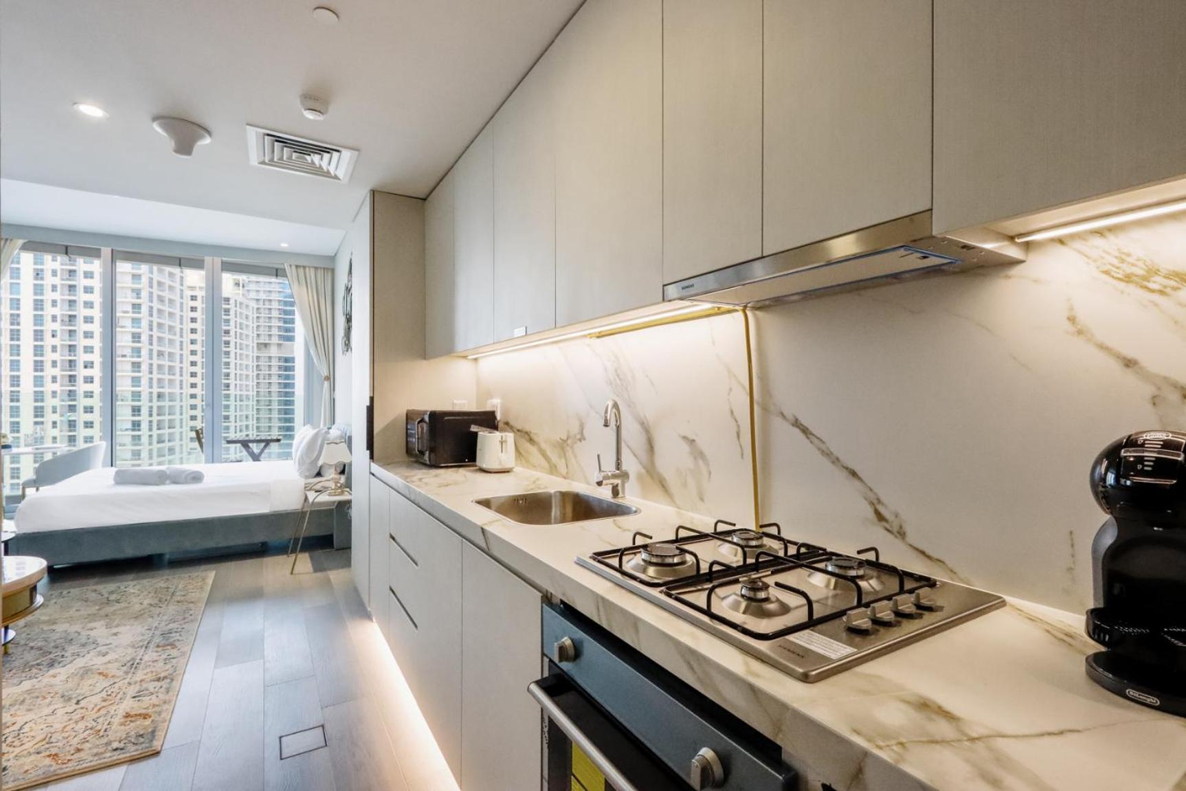 Livbnb - Sea And Marina View, Steps To Marina Walk Appartement *