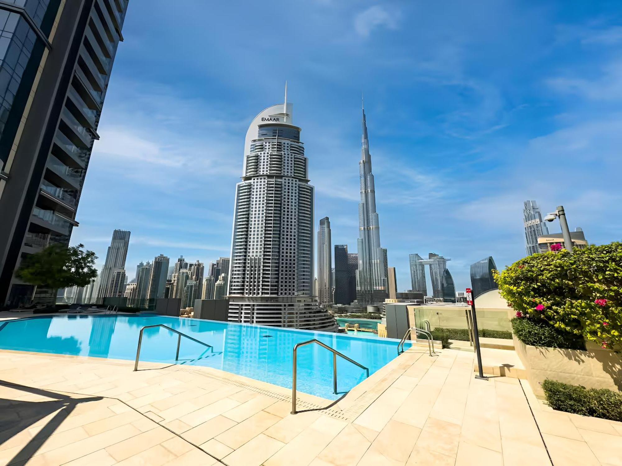 Appartement Burj View Infinity Pool - Mall Connection Dubaï