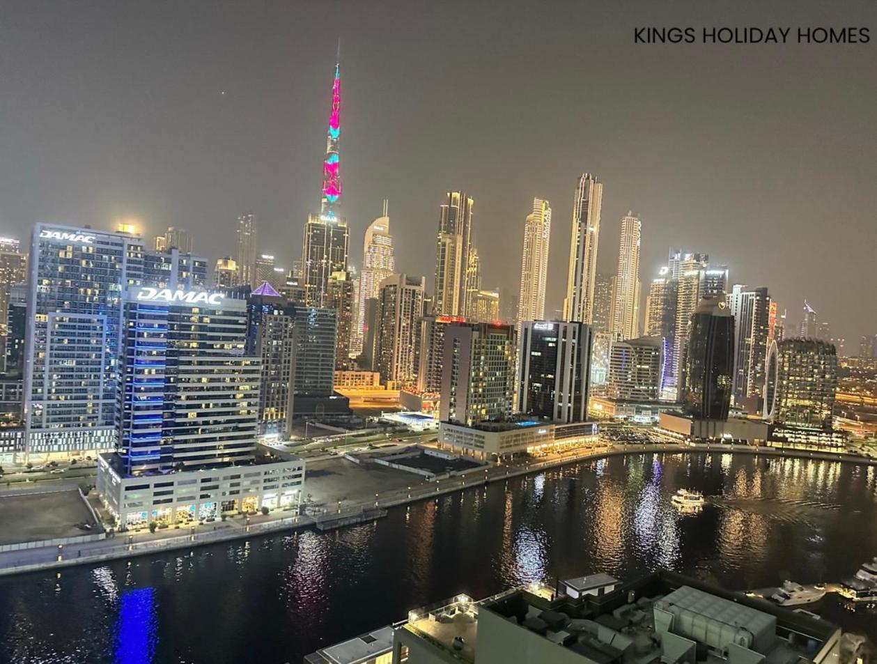 Gasthof Binghatti Canal With Private Jacuzzi Burj Khalifa View Kings Dubai
