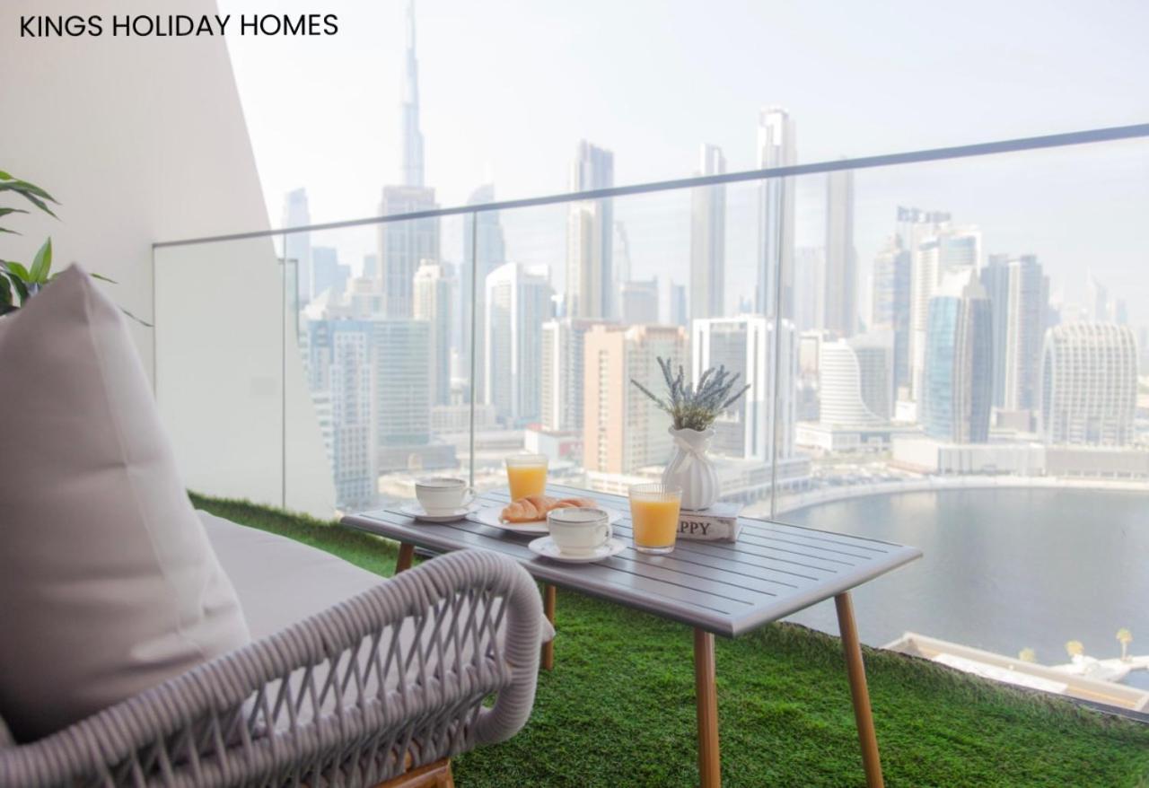Gasthof Binghatti Canal With Private Jacuzzi Burj Khalifa View Kings *