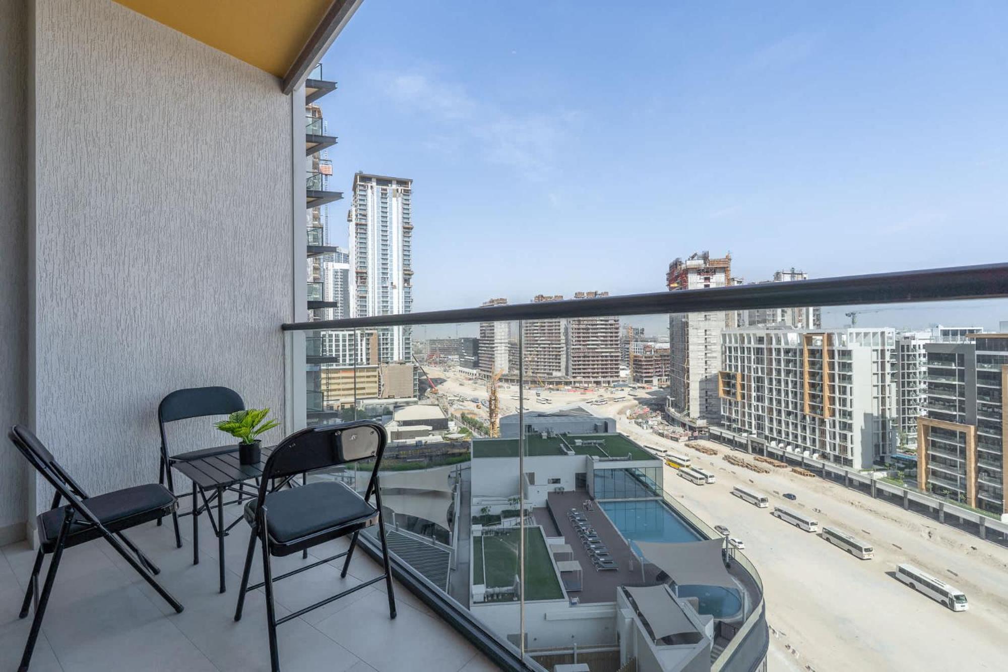 Refined Urban Living 1 Bebdroom At Sobha Waves Grande Apartamento Dubái