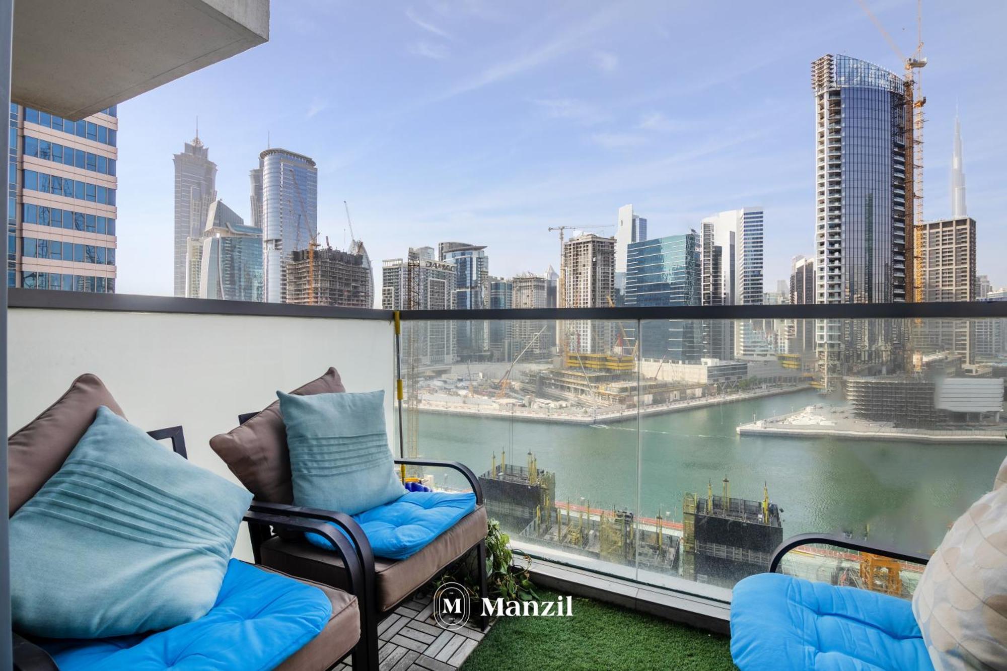 Appartement Stylish 1br With Canal Views In Business Bay