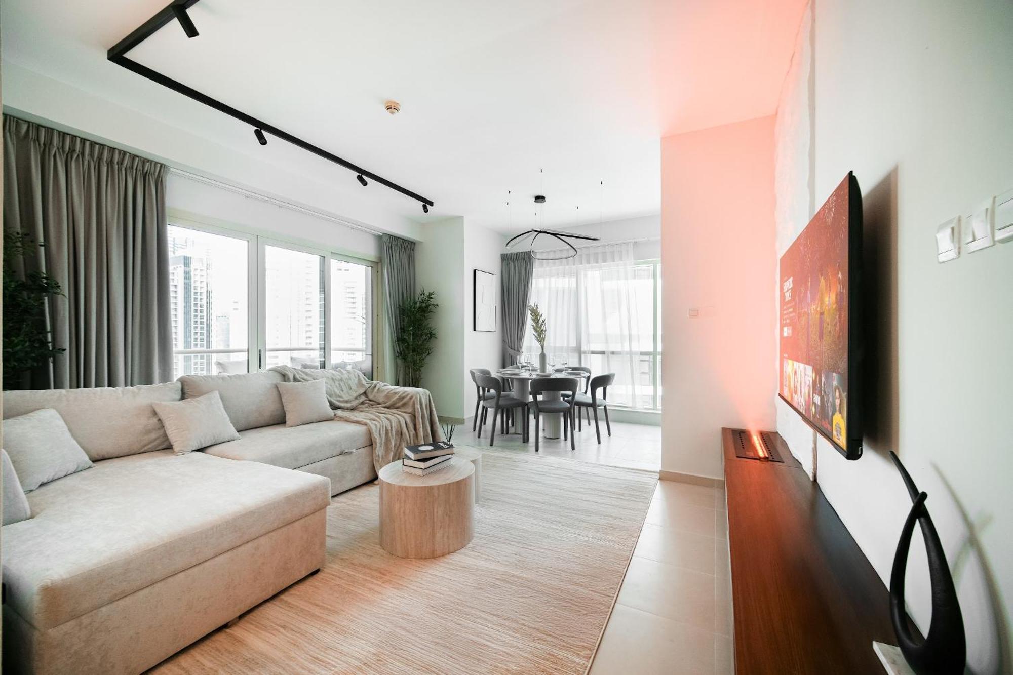 Walk To Jbr - Free Baby Gear - Marina View 2Br With Terrace Dubaï