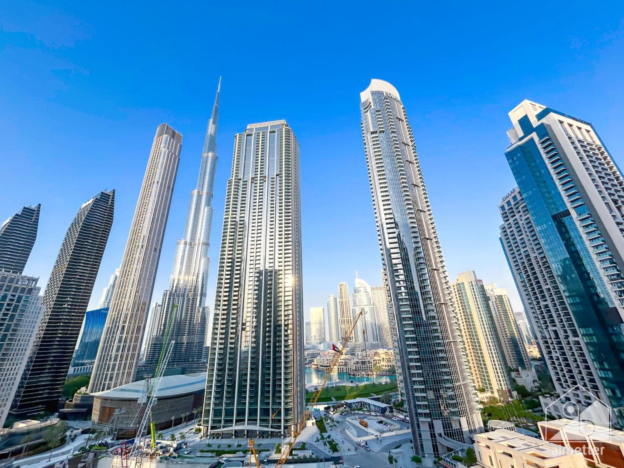 Luxury Burj Crown Downtown Balcony & View Appartamento