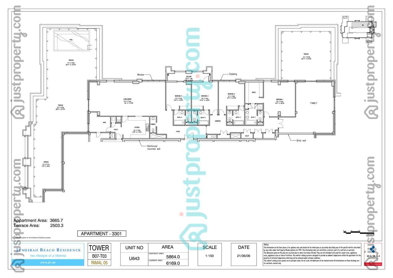 Jbr Amaz Penthouse Front Sea 5 1 Bdr Private Climatized Pool Appartamento Dubai