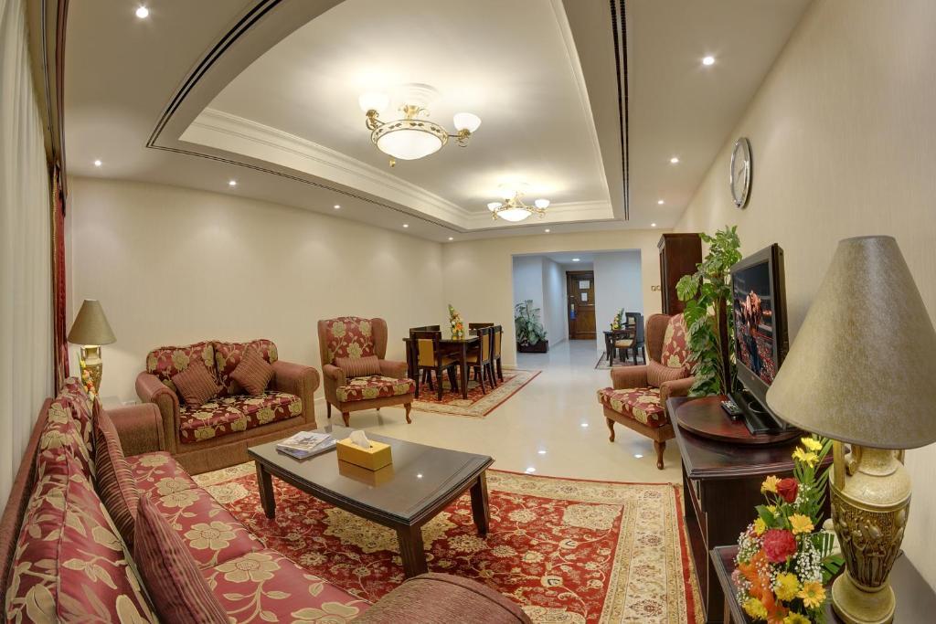 Deira Deluxe Lägenhetshotell Dubai